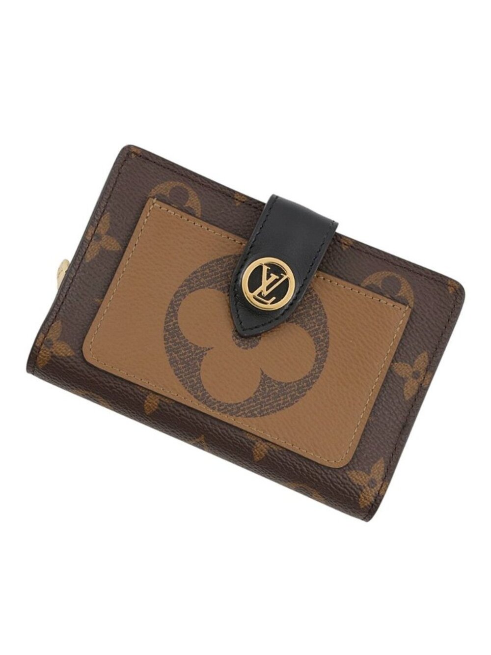 Louis Vuitton Bifold Wallet Monogram Giant Reverse Portefeuille Juliette Folding
